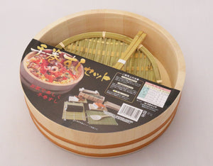 Ichihara Woodworks Mokkosho Temaki Sushi Set 27Cm 3 Cups Japan Beige - YOYO JAPAN