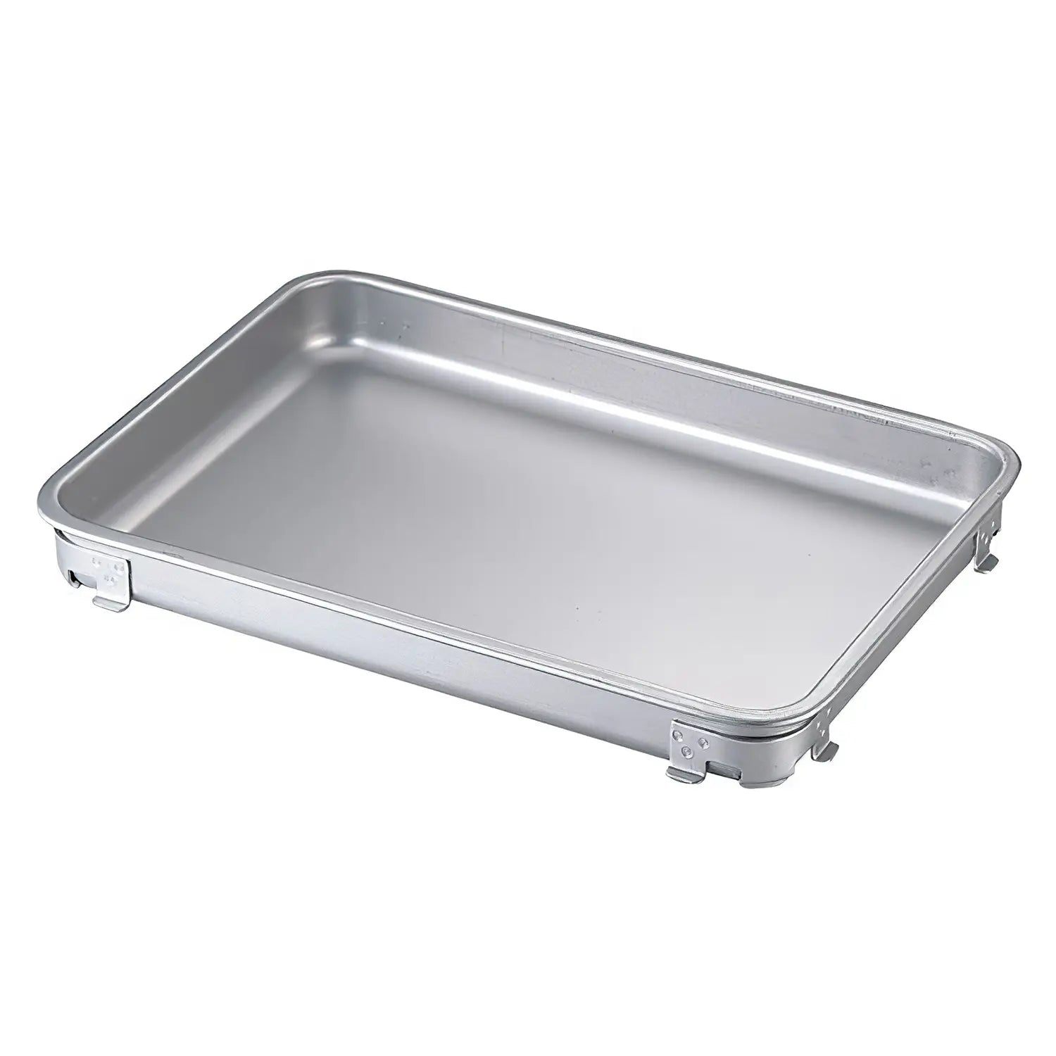 Ikeda Anodized Aluminium Stackable Tray For Gyoza & Perishables 405x295x45mm - Body - YOYO JAPAN