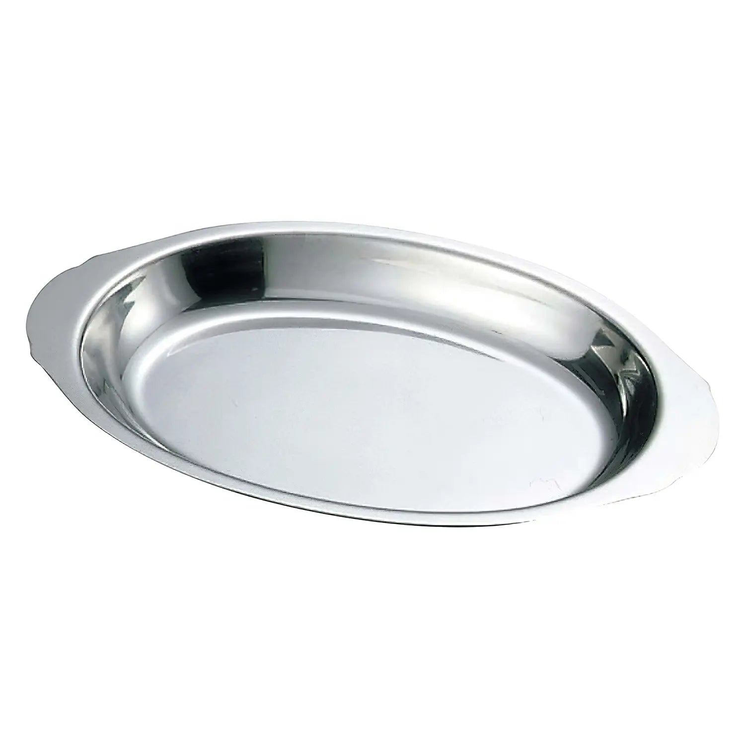 Ikeda Japan Stainless Steel Gratin Dish 225X133X23Mm - YOYO JAPAN