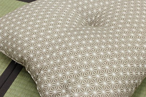 Ikehiko Zabuton Meisen Made In Japan Set Of 2 55X59Cm 3565620 Nishiki Beige - YOYO JAPAN