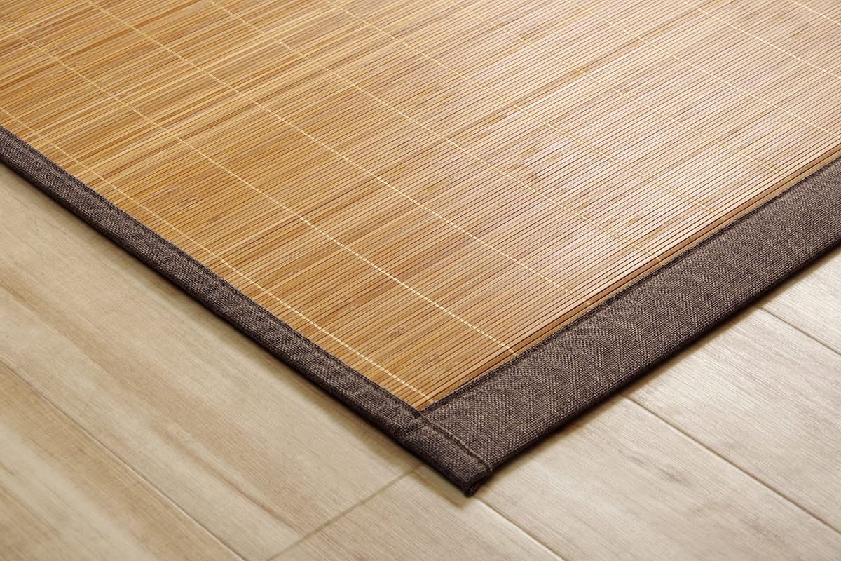 Ikehiko Corporation Japan Bamboo Rug Carpet Mat Entrance Plain Approx. - YOYO JAPAN