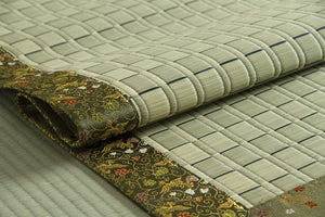 Ikehiko Gozen Goza Buddhist Altar Rush Rush Made In Japan Kakegawa Weave Matsukawa 88X120Cm #3101639 - YOYO JAPAN