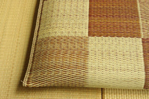 Ikehiko Rush Zabuton Block 2Pc Set 55X55Cm Brown Made In Japan #3128010 By Ikehiko Corp - YOYO JAPAN