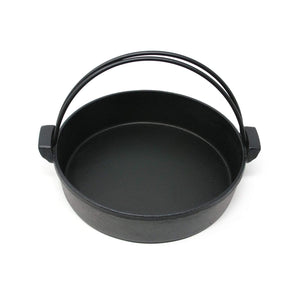 Ikenaga Induction Cast-Iron Sukiyaki Pan With Double Carrying Handles 20cm - YOYO JAPAN