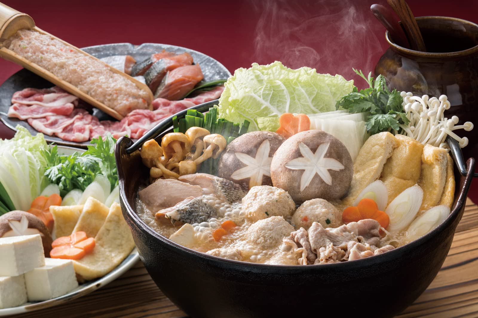 Ikenaga Iron Works Iron Pot 27Cm Wooden Lid For 3-4 People Japan Gourmet Hokka - YOYO JAPAN