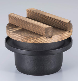 Castle Enterprise Japan Ikenaga Tekko Iron Nambu Ih Compatible 2-Cup Cooking Furnace Gift Wrapping - YOYO JAPAN