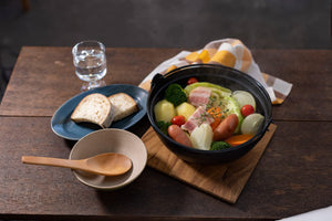 Ikenaga Tekko Nambu Iron Round Pot Made In Japan 18Cm Country Pot For Kappo Irori - YOYO JAPAN