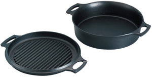 Ikenaga Iron Works Japan Tekko Pot 24.5Cm Ih Compatible Multi Size 7.8Cm - YOYO JAPAN