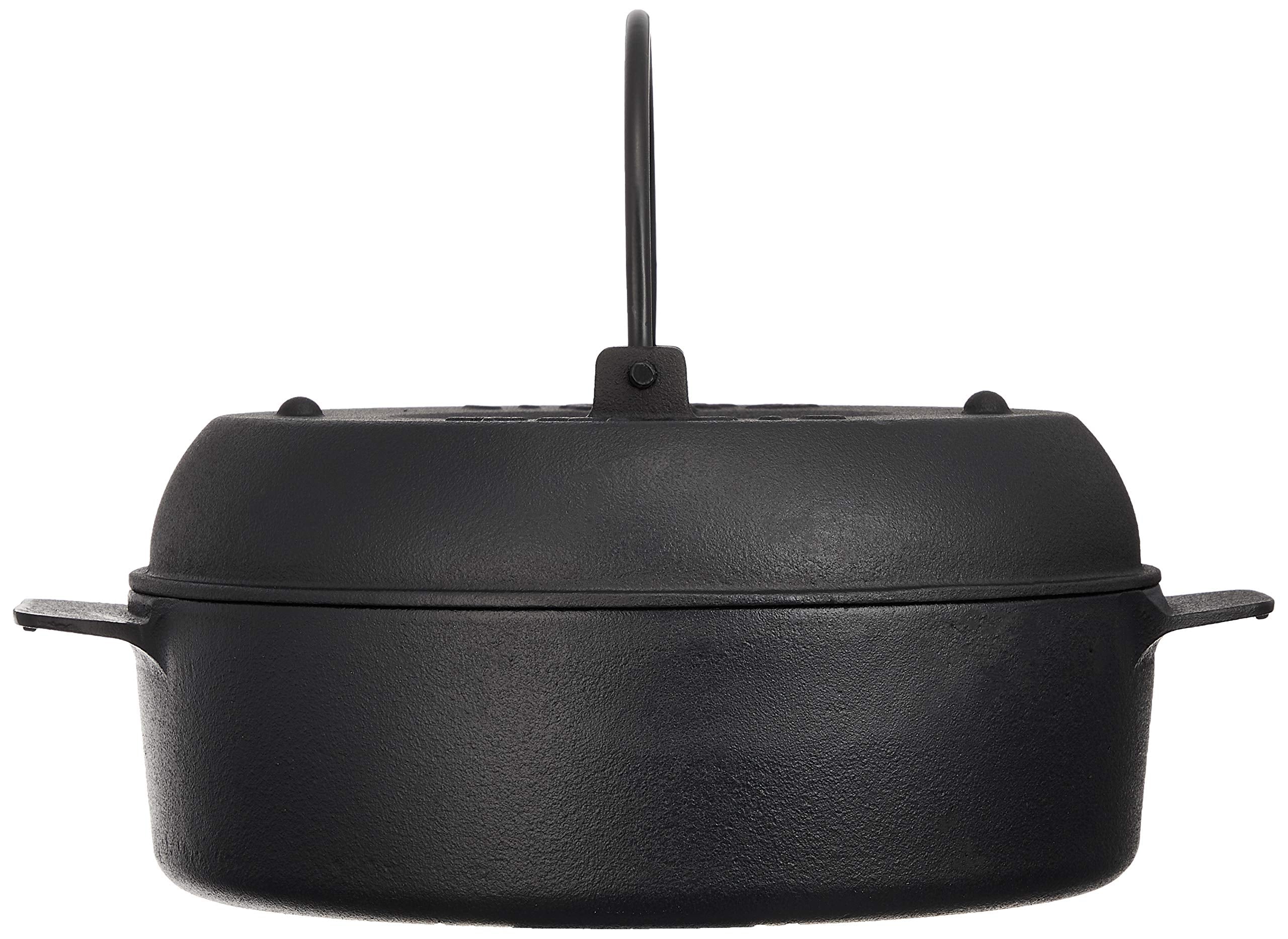 Ikenaga Iron Works 22Cm Japanese Stone Pot Sweet Potato Roaster Imojiro - YOYO JAPAN