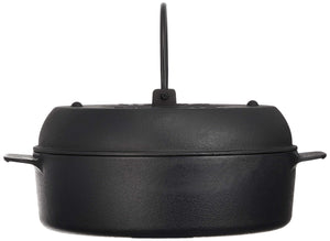 Ikenaga Iron Works 22Cm Japanese Stone Pot Sweet Potato Roaster Imojiro - YOYO JAPAN