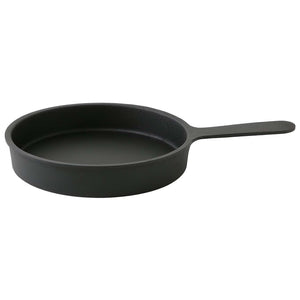 Ikenaga Tetu Nambu Cast Iron Single Handle Pan 24cm - YOYO JAPAN
