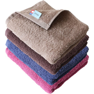 Imaa Japan Imabari Certified Face Towel Set Of 4 - Fluffy Thin Absorbent Quick Drying 100% Cotton - YOYO JAPAN