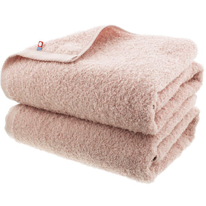 Imabari Factory Japan Certified Bath Towel Smoky Pink 120X60Cm Set Of 2 - YOYO JAPAN