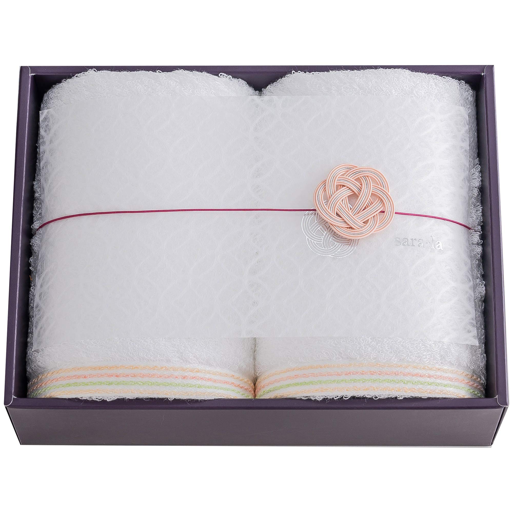 Imabari Towel Gift En-En- Face Towel 2 White From Japan - It Will Be There - YOYO JAPAN