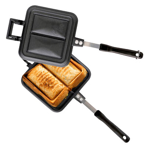 Iris Ohyama Hot Sand Maker Gas Fire Only Double Inner Press Easy To Clean Japan Black 15.9X39X4.4Cm Ghs-D - YOYO JAPAN