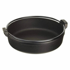 Iwachu Nambu Cast Iron Sukiyaki Pan Japan 20Cm With Handle - YOYO JAPAN