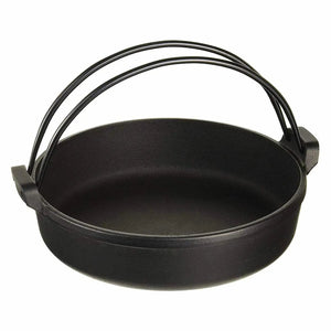 Iwachu Japan Nambu Cast Iron Sukiyaki Pan 26Cm Handle - YOYO JAPAN