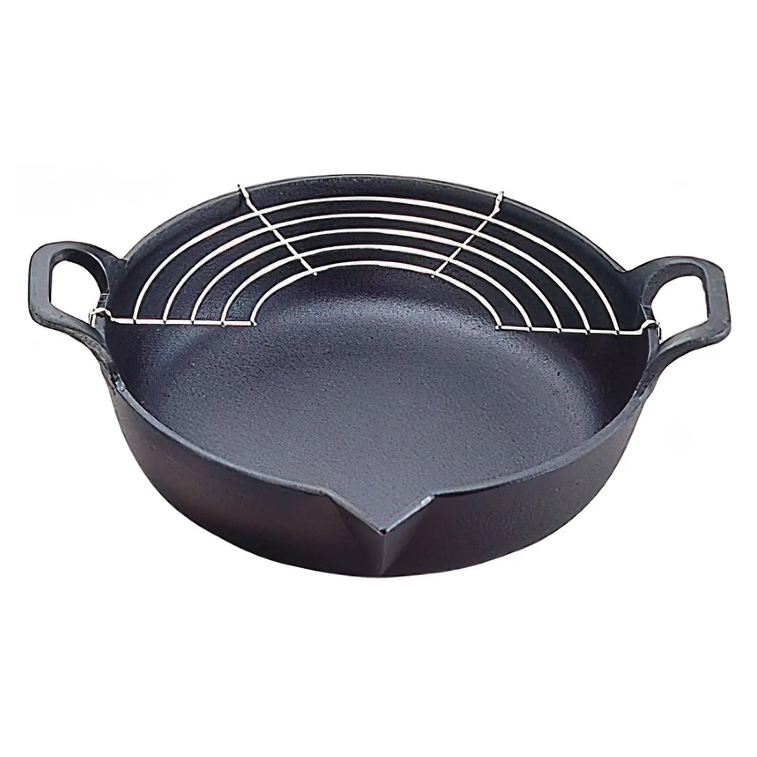 Iwachu Nambu Cast Iron Tempura Pan 25cm - YOYO JAPAN