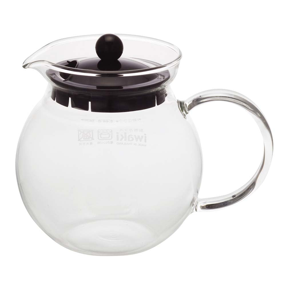 Iwaki Heat Resistant Glass Jumping Teapot - YOYO JAPAN