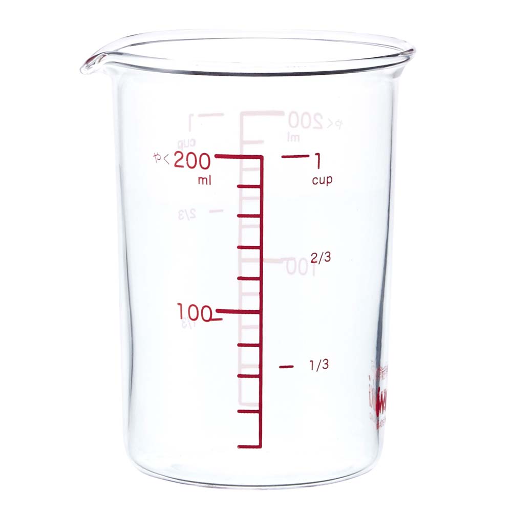 Iwaki Heat Resistant Glass Measuring Cup 200ml - YOYO JAPAN