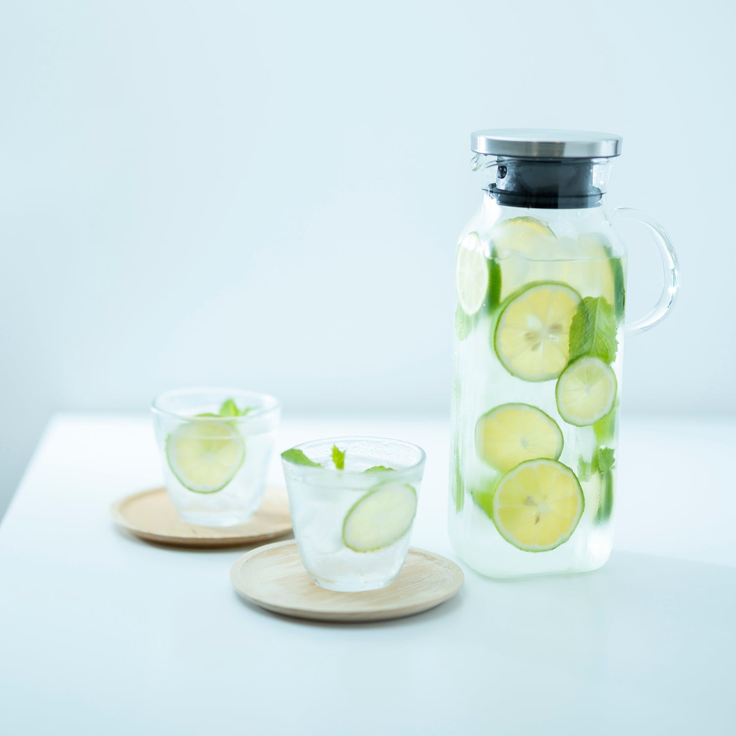 Agc Techno Glass Japan Iwaki Heat Resistant Square Glass Jug W/ Handle - YOYO JAPAN