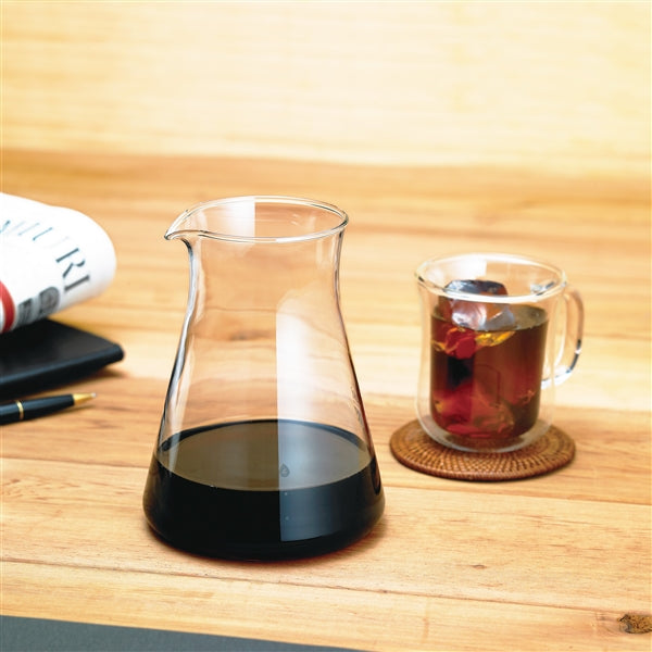 Iwaki Heat Resistant Glass Water Drip Coffee Server - YOYO JAPAN