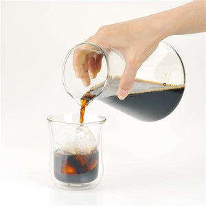 Iwaki Heat Resistant Glass Water Drip Coffee Server - YOYO JAPAN