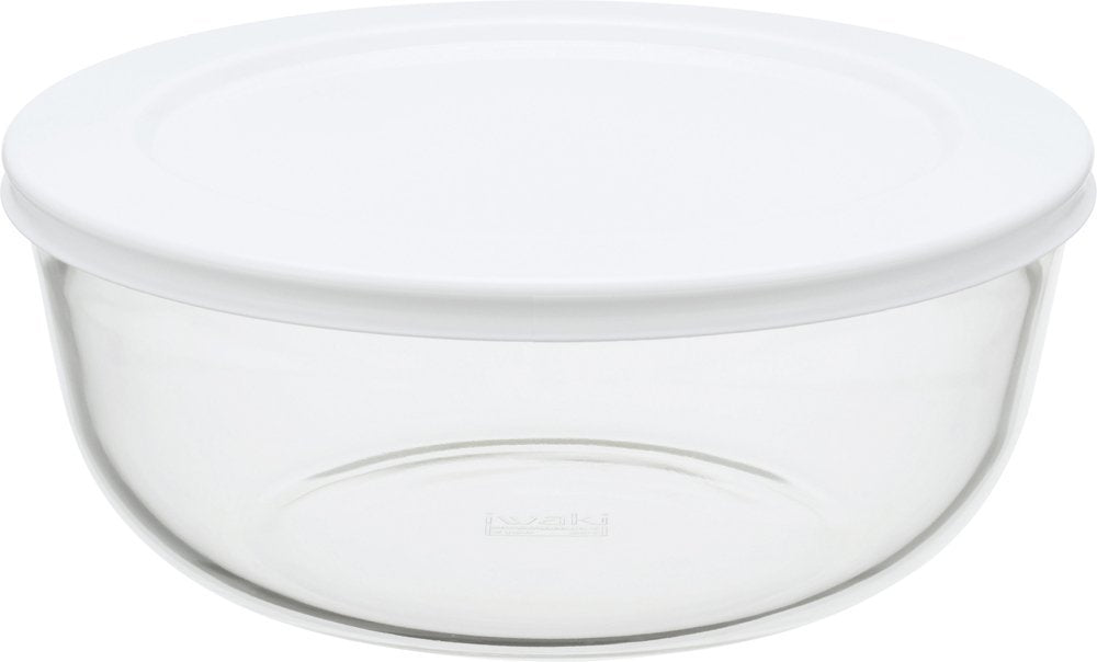 Iwaki Japan Kbc4160-W1 Heat Resistant Glass Storage Bowl 1.3L Pack - YOYO JAPAN