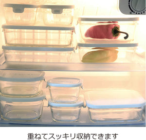 Iwaki Japan Kn3247H-W Storage Container 1L White Frozen Oven Microwaveable - YOYO JAPAN