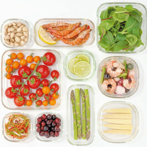 Iwaki Japan Kn3247H-W Storage Container 1L White Frozen Oven Microwaveable - YOYO JAPAN