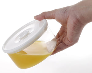 Iwaki Japan T714Mp-W Heat Resistant Glass Airtight Container 1.4L White Airtight Pack & Range - YOYO JAPAN