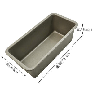 Kai Corporation Teflon Pound Cake Mold (Small) Made In Japan | Easy To Clean | Dl6158 - YOYO JAPAN