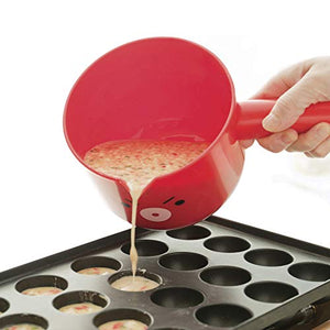 Kai Corporation Japan Takoyaki Tools 5-Piece Set 2 Picks Kitchen Paper Oiling Powder Sprinkle Ball Dispenser - YOYO JAPAN