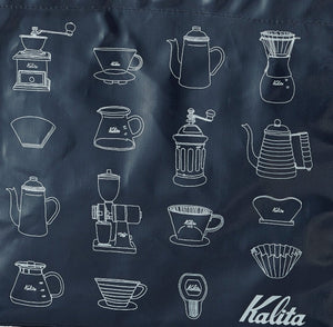 Kalita Japan Coffee Mini Tote Bag Smoky Blue #71160 - YOYO JAPAN