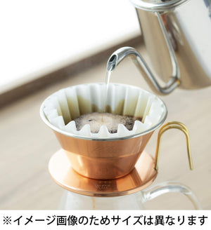 Kalita Wave Series Copper Coffee Dripper Made In Japan For 1-2 People - Tsubame & Kalita Wdc-155 #04105 - YOYO JAPAN