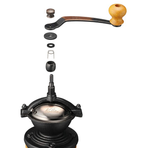 Kalita 42118 Coffee Mill Hand Grinding Round Slim Natural Japan - YOYO JAPAN