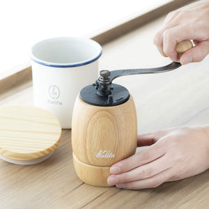 Kalita Coffee Mill Wooden Hand Grind Manual Kh-9N #42127 Antique Grinder Small Camping Lid Japan - YOYO JAPAN