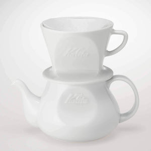 Kalita Hasami Ware Porcelain Coffee Pot 700Ml Japan #35197 - YOYO JAPAN