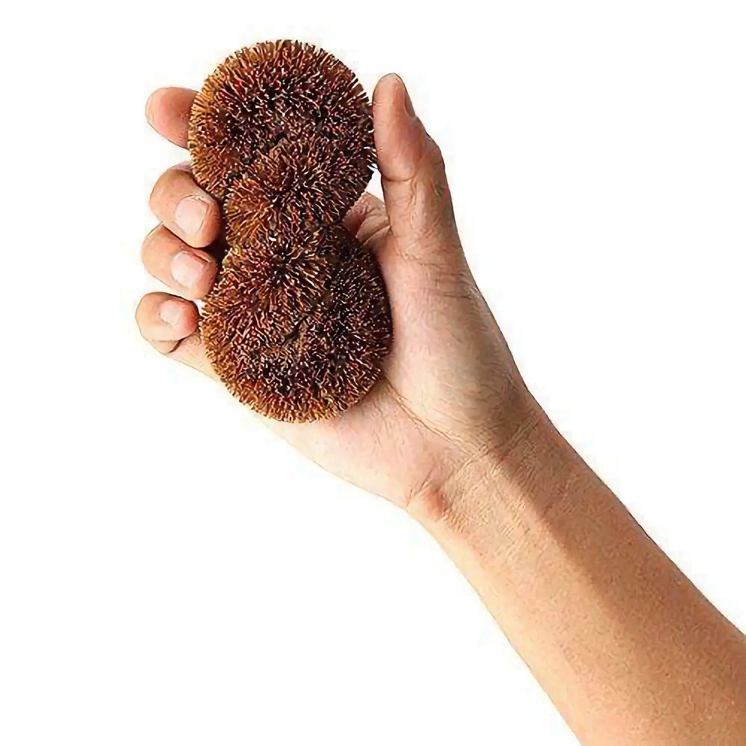 Kamenoko Tawashi Brown Coconut Coir Fiber Twisted Dish Scrubber Japan - YOYO JAPAN