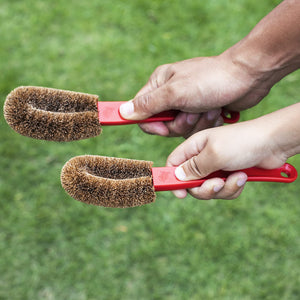 Kamenoko-Tawashi Jump Red | Japanese Tawashi Scrub Brush | Nishio Store - YOYO JAPAN