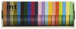 Kamoi Kakoshi Japan Masking Tape 7Mm X 7M 20 Colors Set - 2 Bright & 2 Dark Mt20P002R - YOYO JAPAN