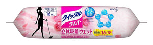 Kao Quickle Wiper 3D Adsorption Wet Sheet Rose Scent Japan 16 Pieces 5 Piece Set Bulk Purchase 328175 - YOYO JAPAN