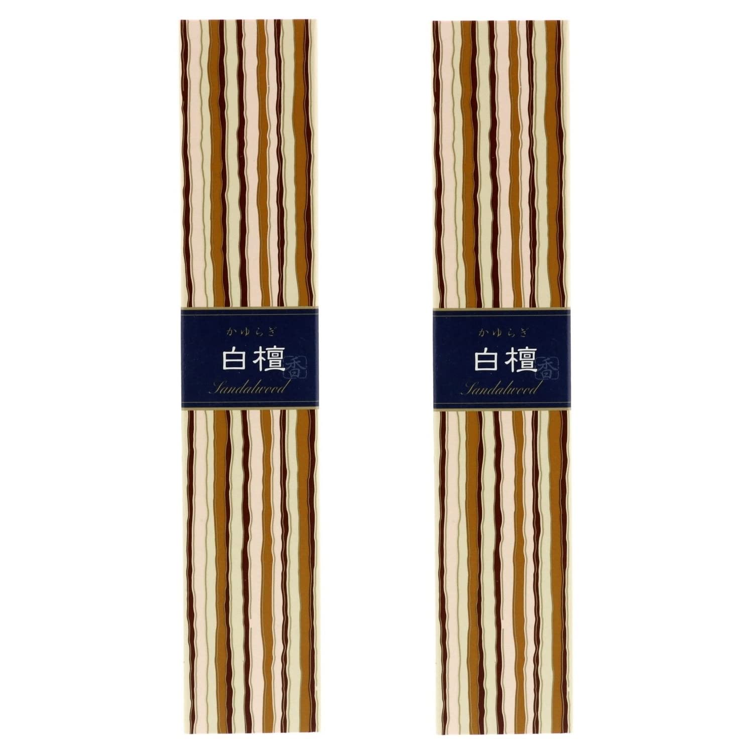 Nippon Kodo 40Pc Kayuragi Sandalwood Stick Incense + 2Pc Incense Holder - Japan - YOYO JAPAN