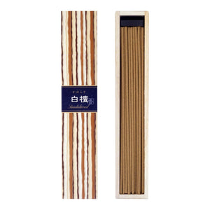 Nippon Kodo 40Pc Kayuragi Sandalwood Stick Incense + 2Pc Incense Holder - Japan - YOYO JAPAN
