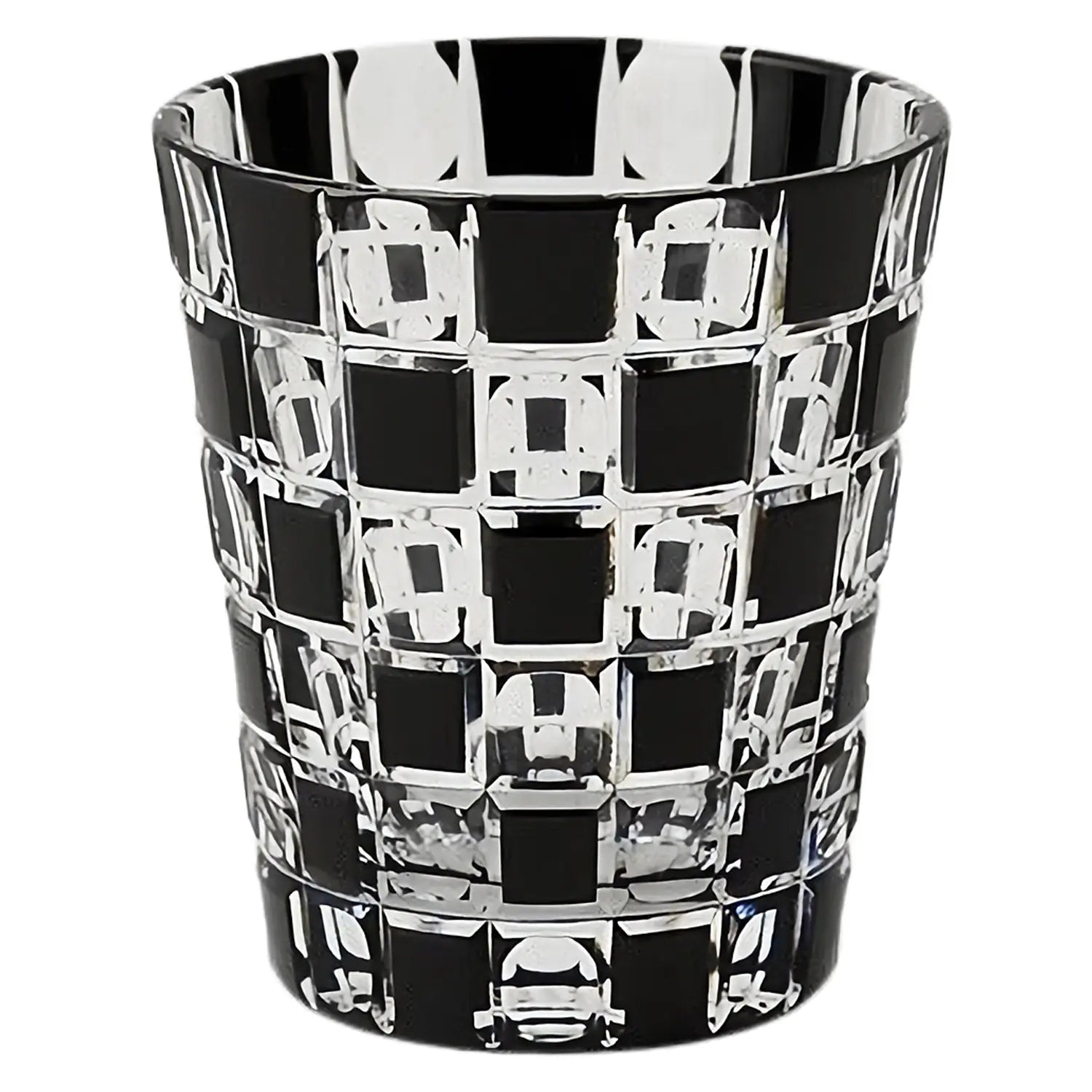 Kimoto Glassware Tokyo Kuroco Edo Kiriko Double Old Fashioned Glass Japan - YOYO JAPAN