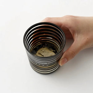 Kimoto Glassware Tokyo Kuroco Edo Kiriko Old Fashioned Glass Japan Ring - YOYO JAPAN