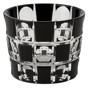 Kimoto Glassware Tokyo Kuroco Edo Kiriko Sake Cup Japan Ichimatsu - YOYO JAPAN