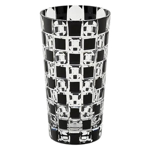Kimoto Glass Tokyo Kuroco Edo Kiriko Tumbler Japan Ichimatsu - YOYO JAPAN