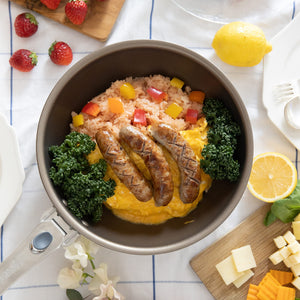 Penta 28Cm X 7.0Cm Deep Champagne Gold Frying Pan With Removable Handle - Pfoa-Free Non-Stick Ih Gas Compatible Japan - YOYO JAPAN