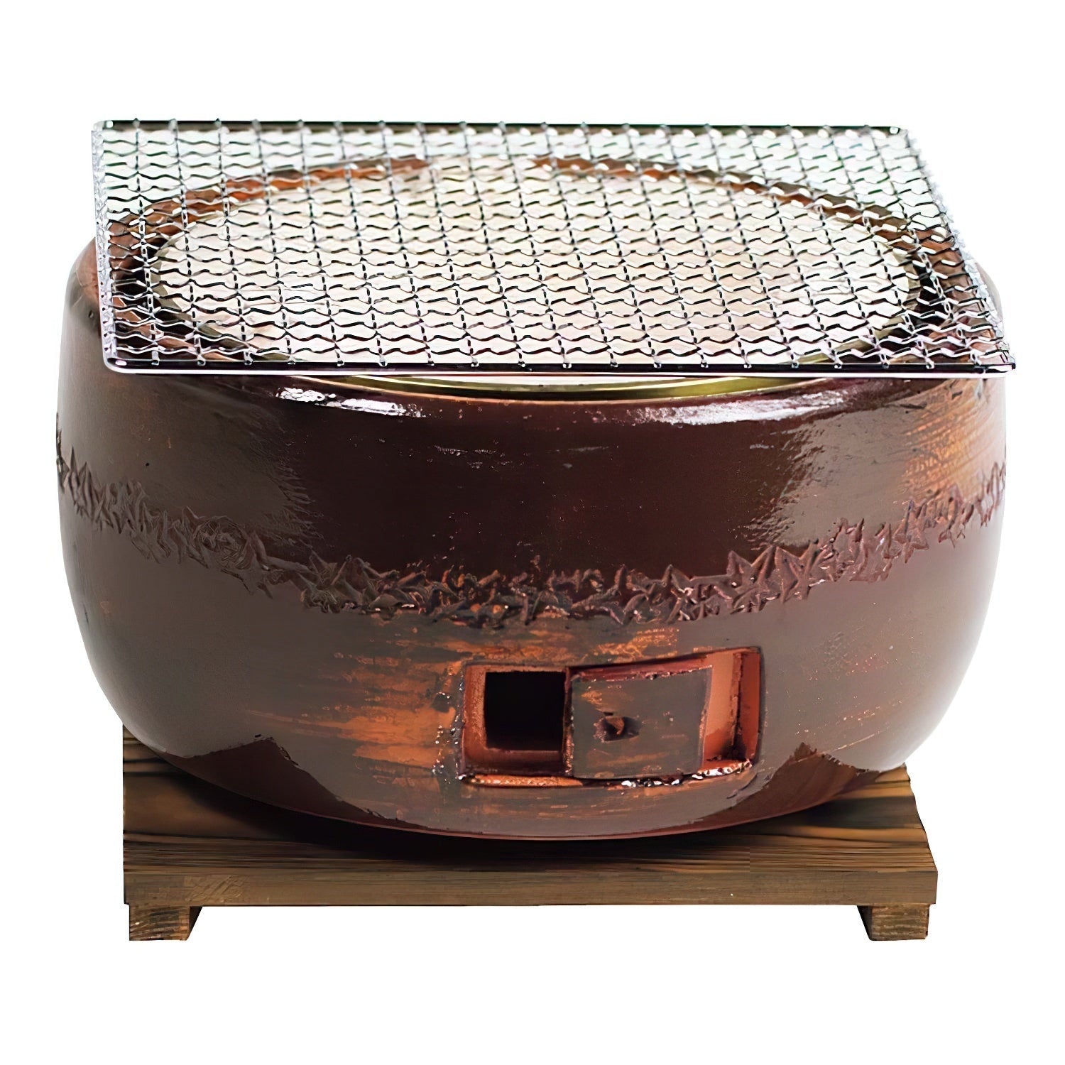 Kinka Ceramic Large Charcoal Konro Grill - YOYO JAPAN